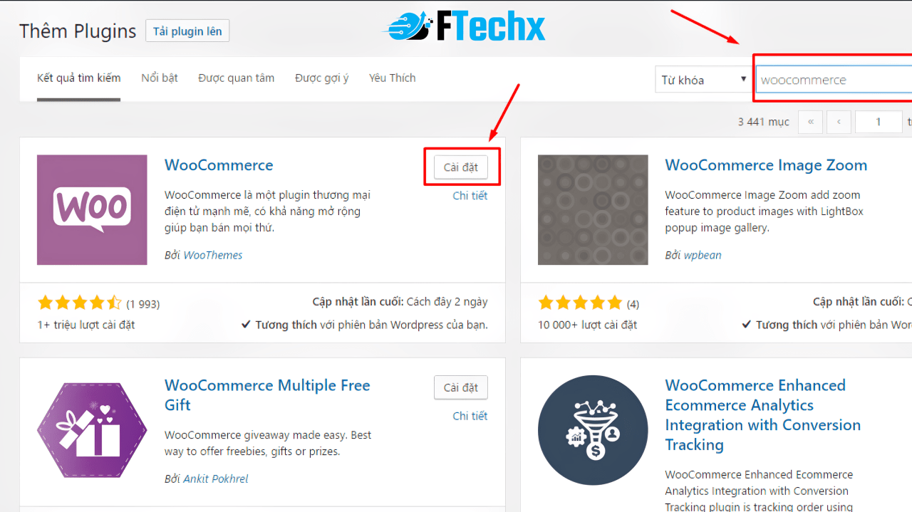 Hướng Dẫn Cài Đặt WooCommerce Trên WordPress