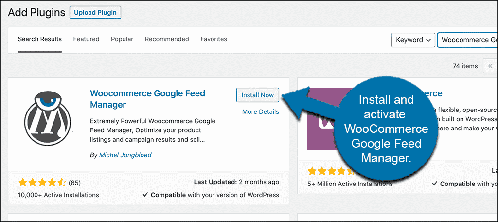 Install Google Feed