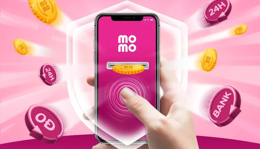 App kiếm tiền online ví điện tử Momo 