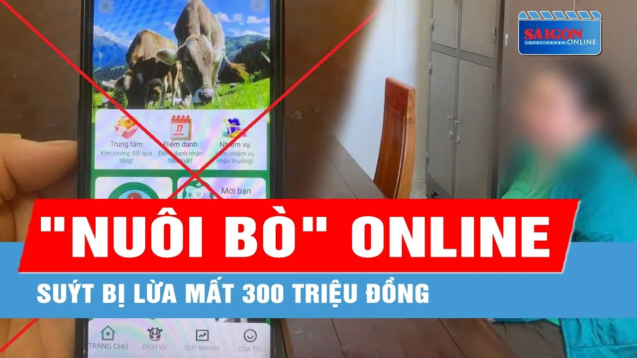 ứng dụng kiếm tiền online lừa đảo App Chăn Bò Online