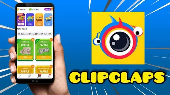 Ứng dụng kiếm tiền trực tuyến ClipClaps 