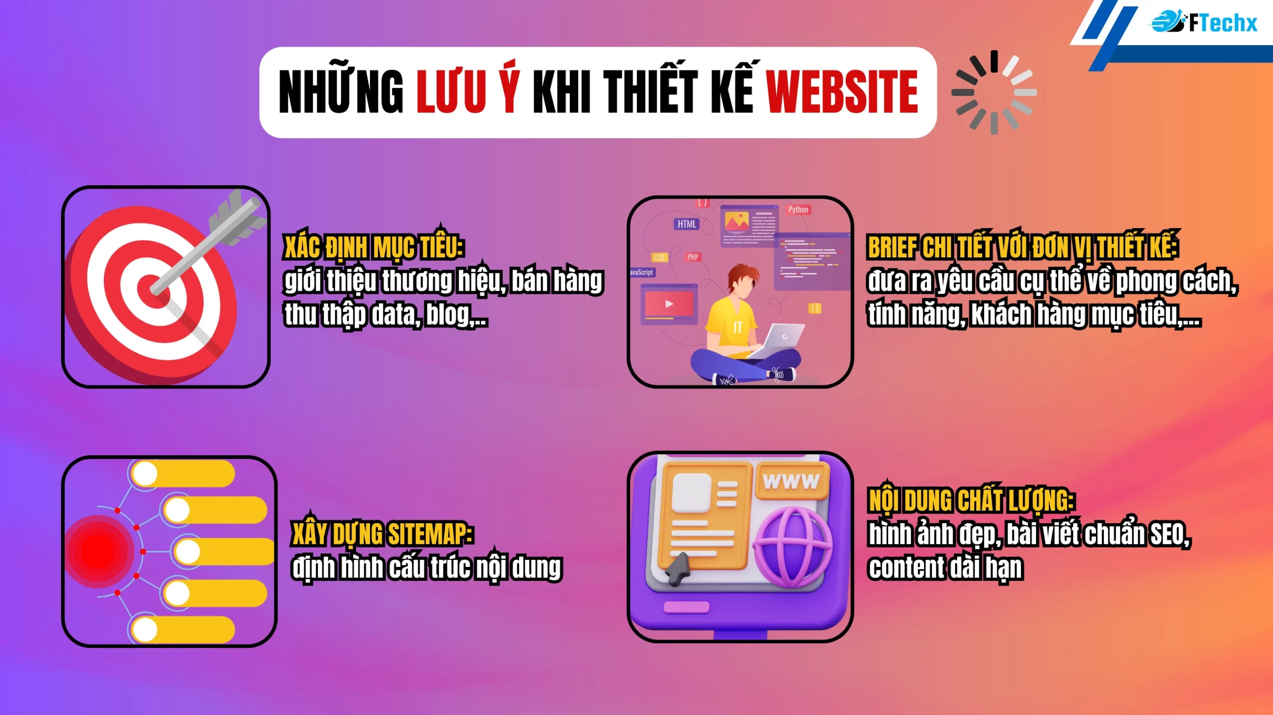Những Lưu Ý Khi Bắt Đầu Thiết Kế Website