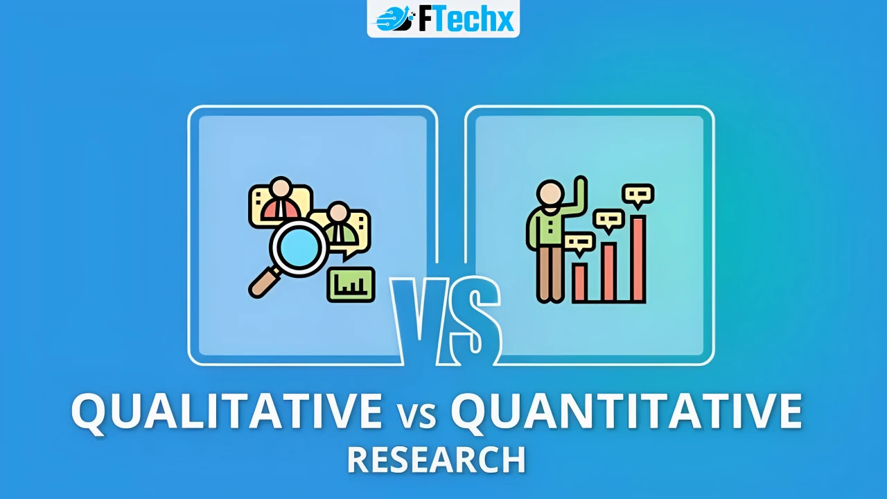Bảng so sánh giữa nghiên cứu định tính, định lượng, sơ cấp và thứ cấp trong market research