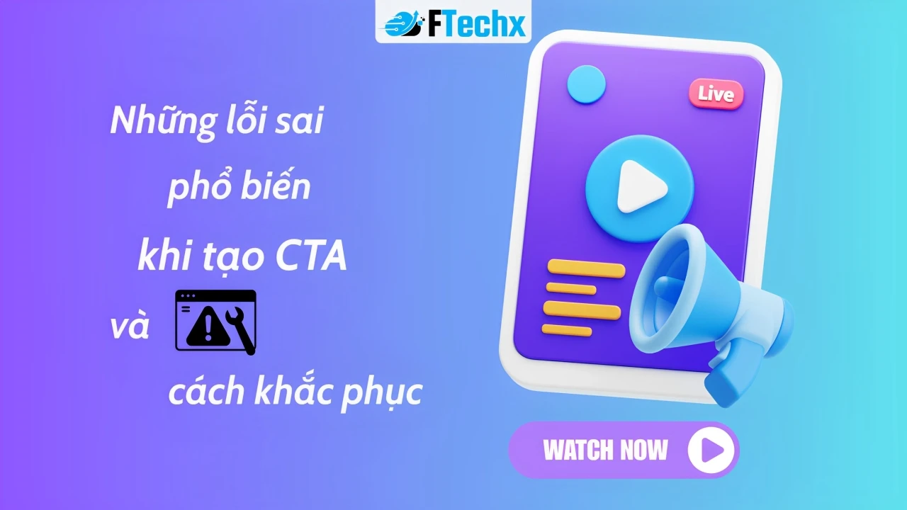Những lỗi sai phổ biến khi tạo CTA và cách khắc phục