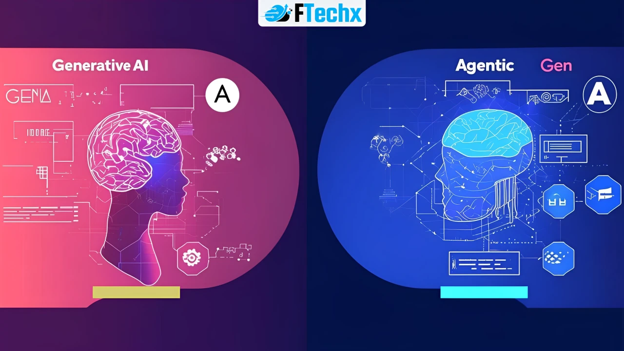 So sánh Agentic AI và Generative AI về khả năng hành động và tự chủ