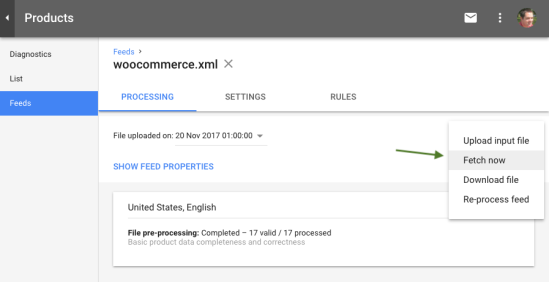 Merchanr Center Feed