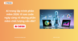 AI trong lập trình phần mềm 2026: Vì sao code ngày càng rẻ nhưng phần mềm chất lượng vẫn đắt?